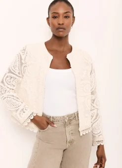 Sale Crochet Paisley Jacket Jackets|Cardigans