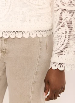 Sale Crochet Paisley Jacket Jackets|Cardigans