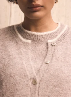 Online Double Layer Knit Cardigan Cardigans|Jumpers & Cardigans