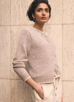 Online Double Layer Knit Cardigan Cardigans|Jumpers & Cardigans