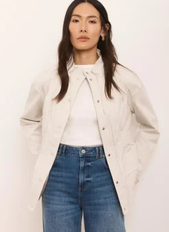 Discount Drawstring Jacket Coats