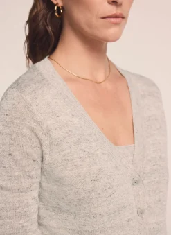 Hot Linen Blend Layered Cardigan Cardigans|Jumpers & Cardigans
