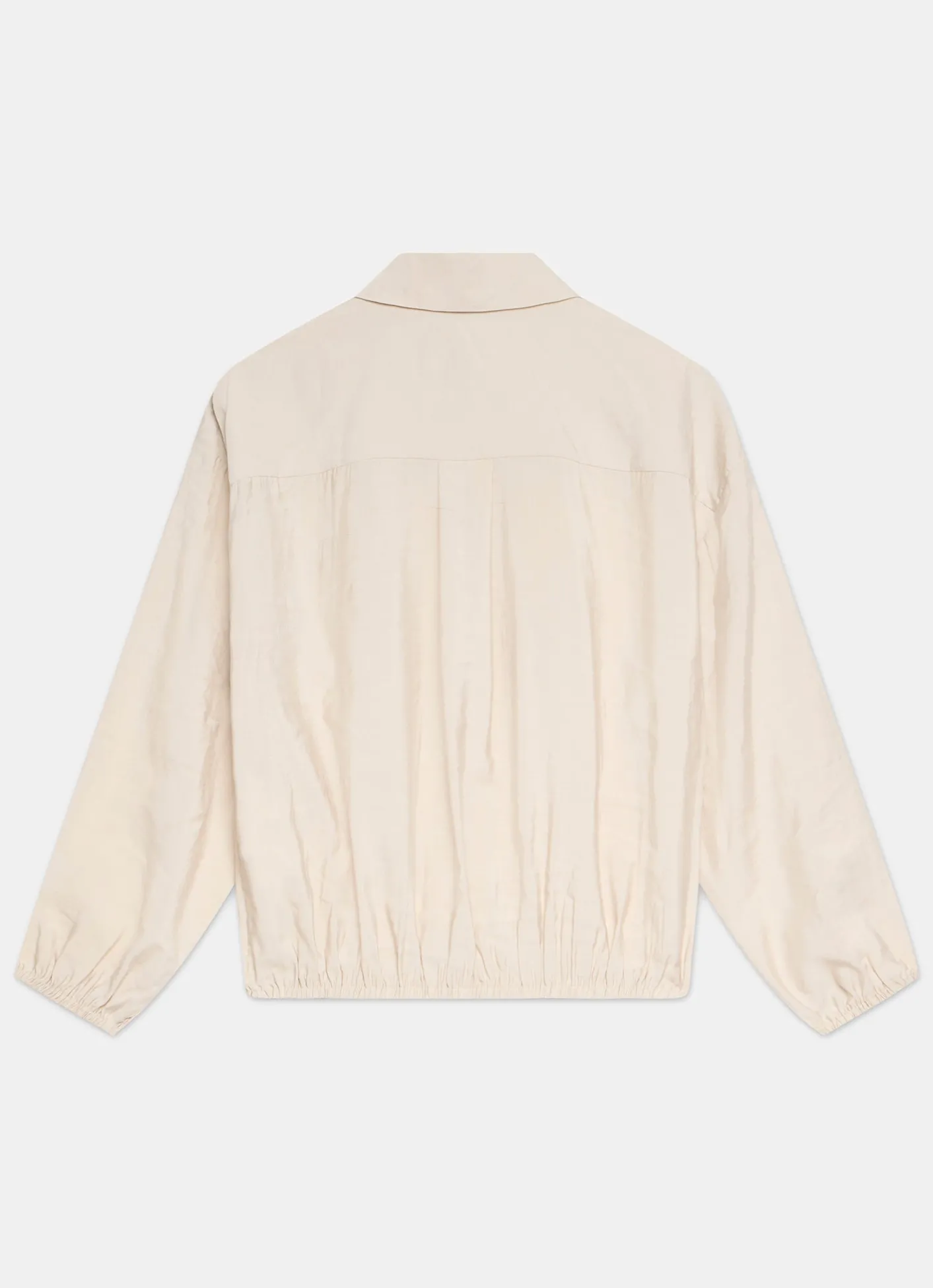 Clearance Neutral Long Sleeve Minimalist Shirt Shirts & Blouses