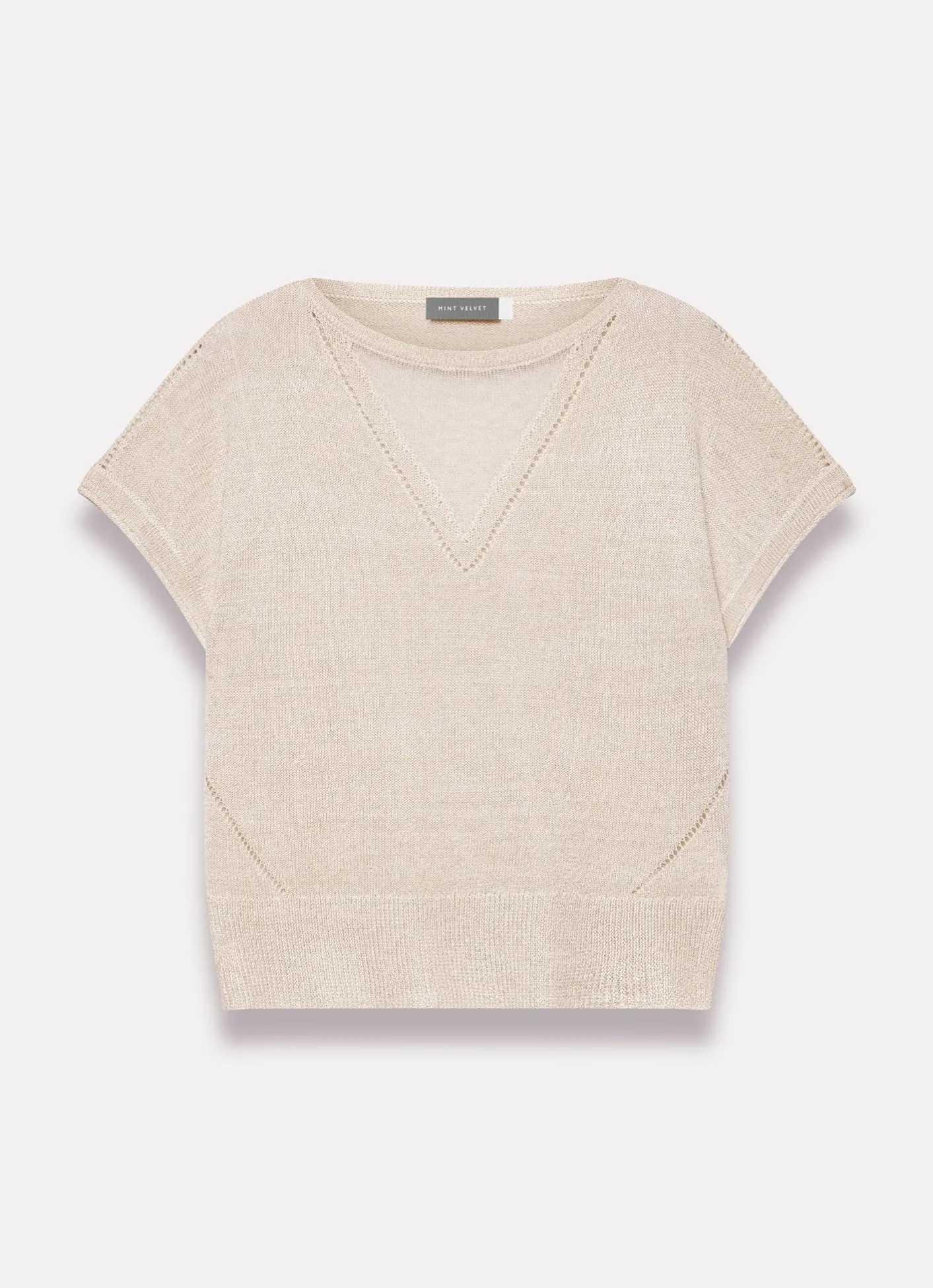 Metallic Knit Top Knitted Tops|Knitted Tops