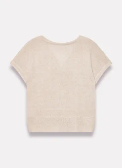 Metallic Knit Top Knitted Tops|Knitted Tops