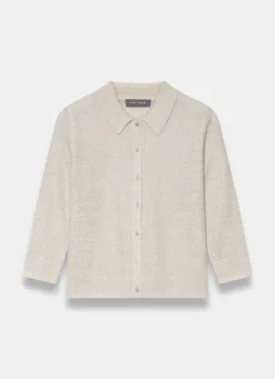 Outlet Metallic Knit Top Cardigans|Jumpers & Cardigans