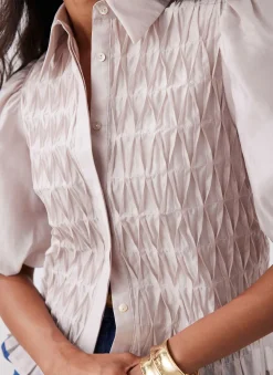 Sale Puff Sleeve Smock Shirt Shirts & Blouses