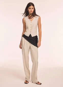 Sale Neutral Tailored Waistcoat Waistcoats