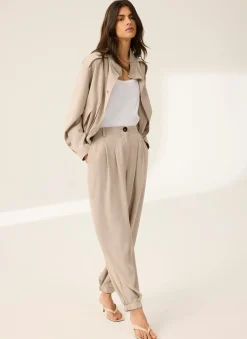 New Tapered Balloon Trousers Wide Leg Trousers|Trousers