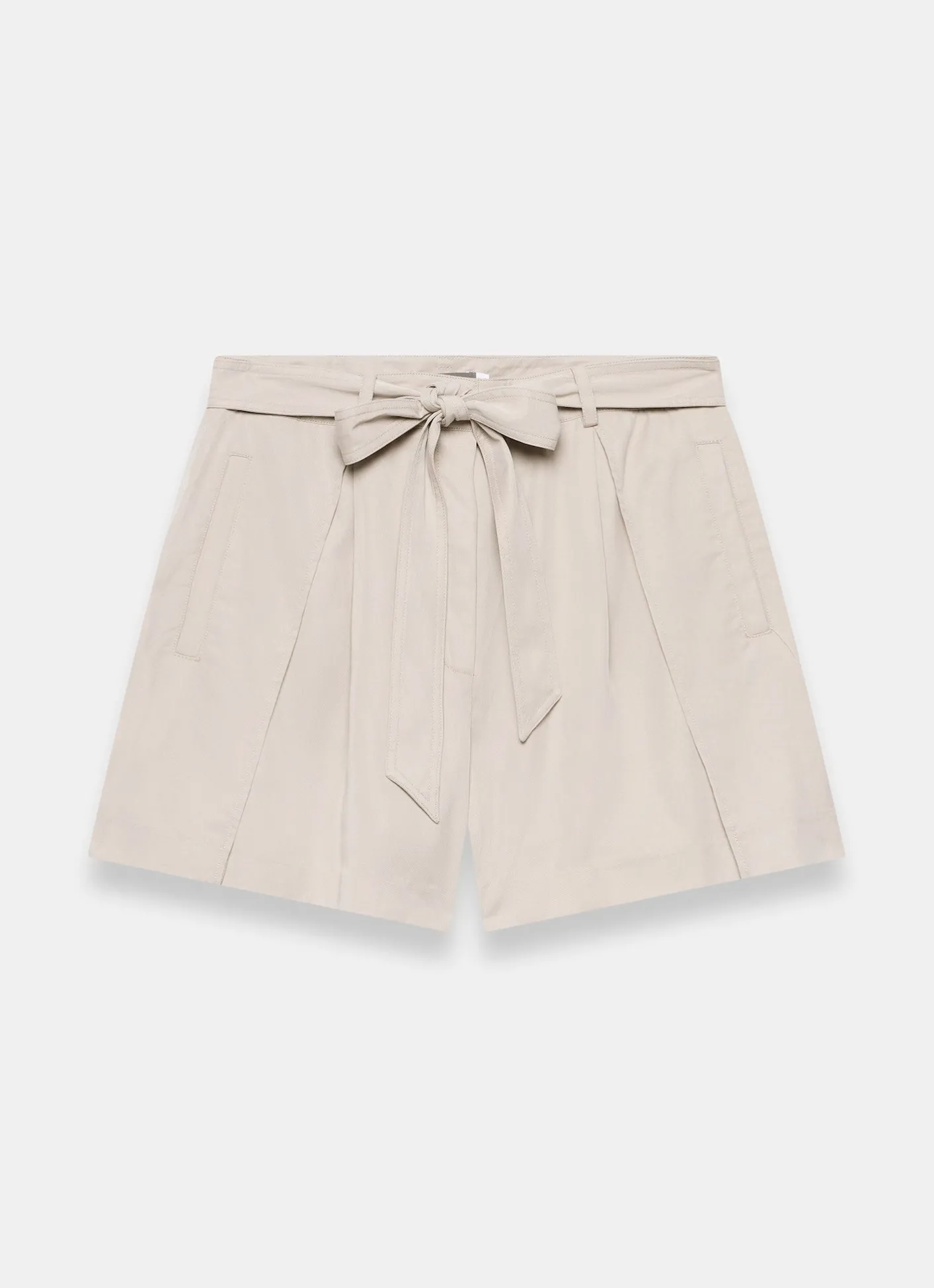 Discount Tie Waist Shorts Wide Leg Trousers|Shorts