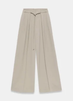 Best Tie Waist Wide Trousers Wide Leg Trousers|Trousers