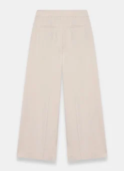 Online Tie Waist Wide Trousers Wide Leg Trousers|Trousers