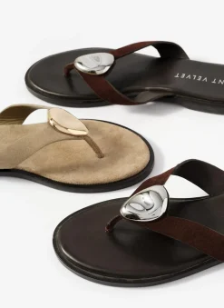 Clearance Nova Suede Flip Flop Sandals Sandals