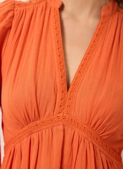 Hot Cotton Cheesecloth Mini Dress Summer Dresses|Mini Dresses