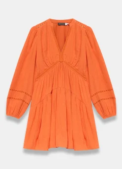 Hot Cotton Cheesecloth Mini Dress Summer Dresses|Mini Dresses