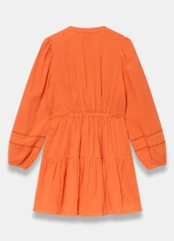 Hot Cotton Cheesecloth Mini Dress Summer Dresses|Mini Dresses