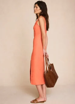 Sale Linen Midi Dress Summer Dresses|Midi Dresses