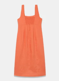 Sale Linen Midi Dress Summer Dresses|Midi Dresses