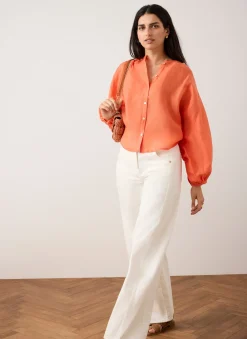 Hot Ramie Batwing Blouse Shirts & Blouses