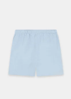 Online Pale Linen Drawstring Shorts Shorts|Trousers