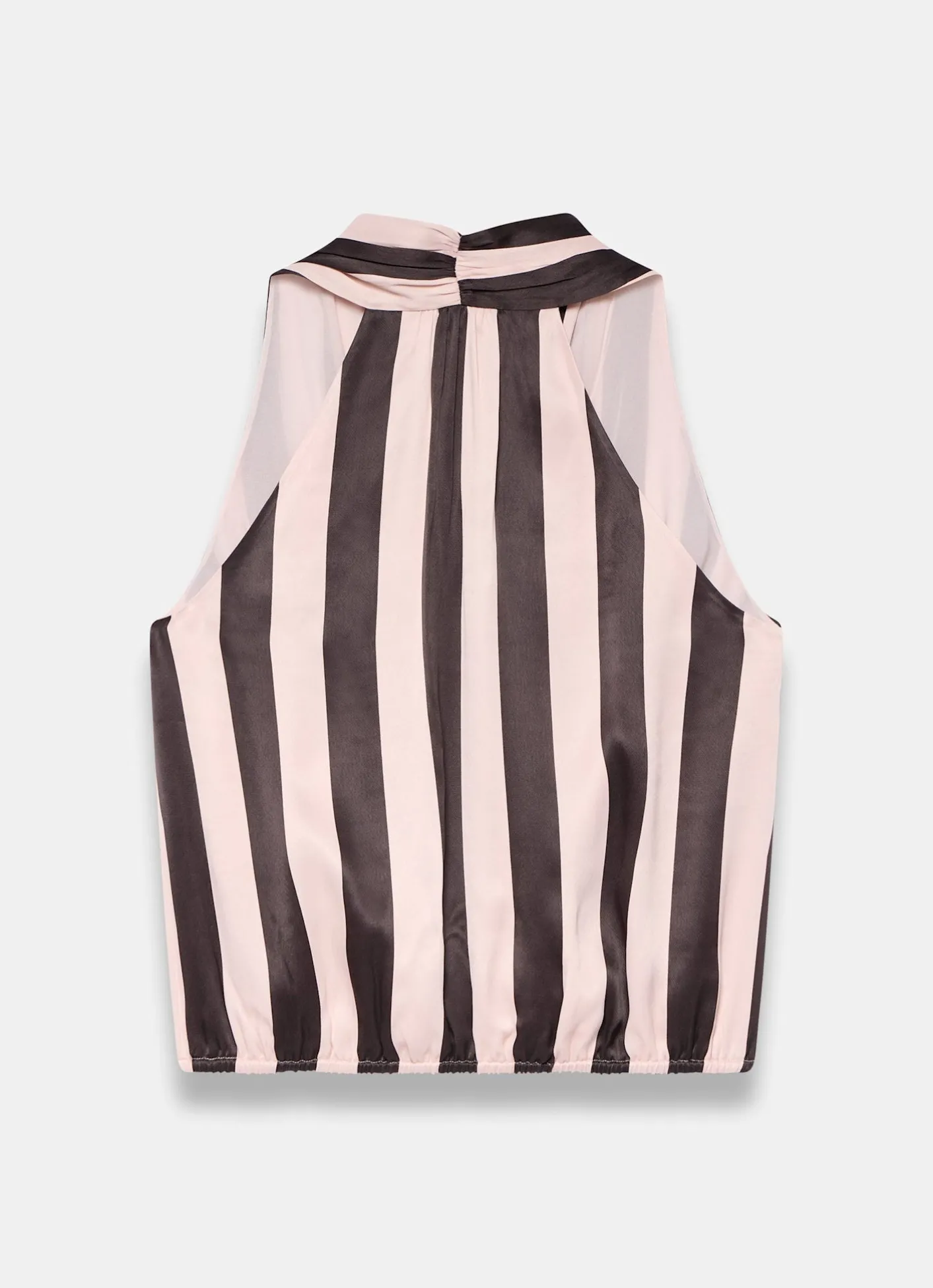 Sale Pink & Striped Wrap Top All Tops|Tops