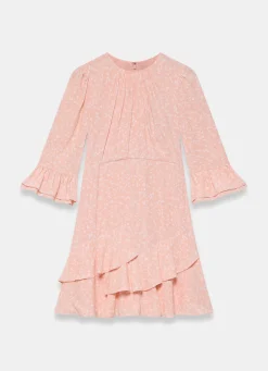 Discount Floral Print Mini Dress Mini Dresses|Printed Dresses
