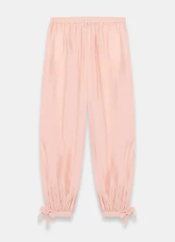 Discount Pink Soft Balloon Trousers Wide Leg Trousers|Trousers
