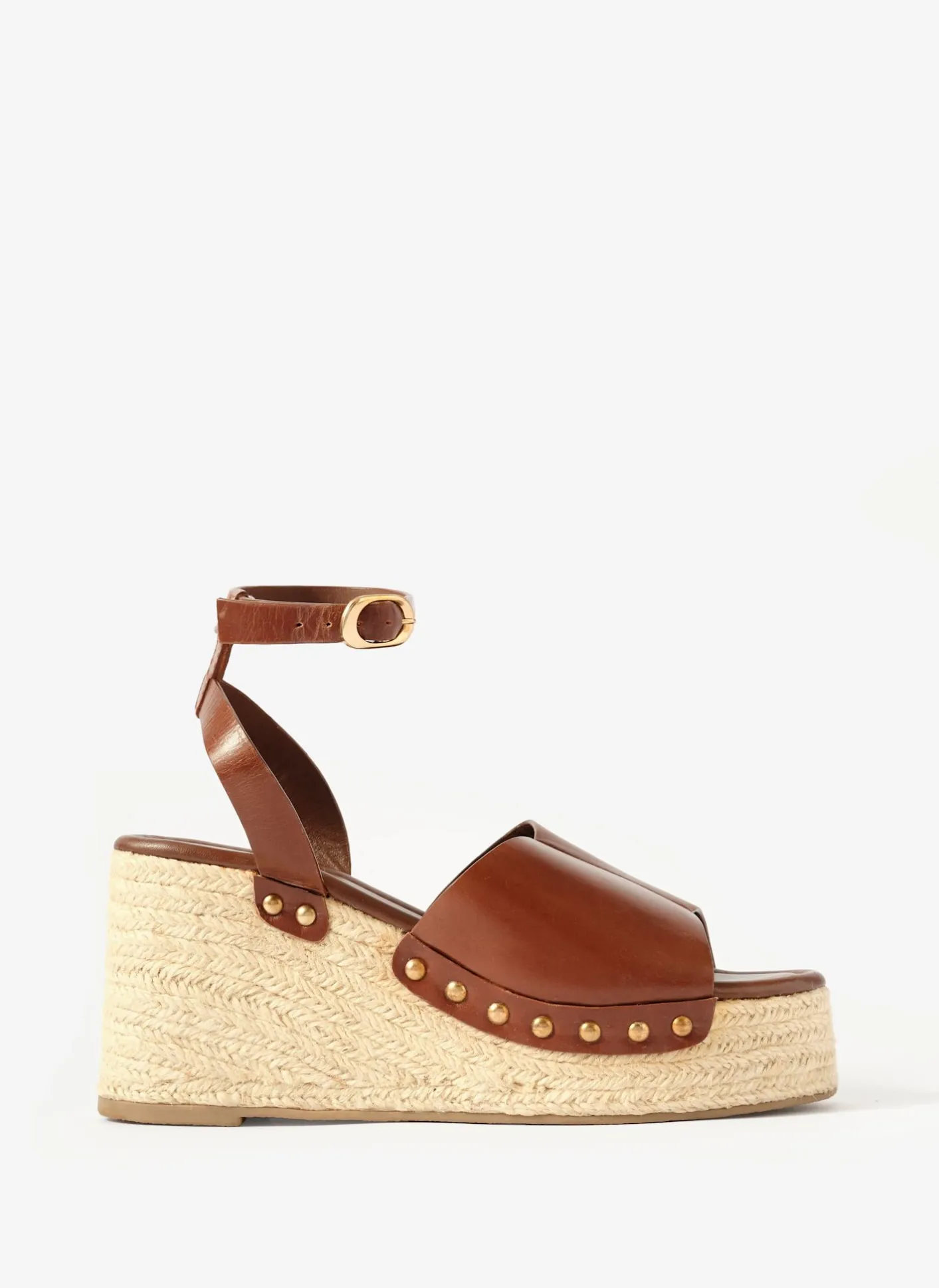 Clearance Raya Leather Espadrille Wedges Heels|Heels