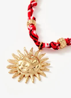 Sale Bandana Sun Charm Necklace Jewellery|Jewelry