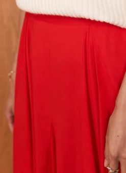 Hot Cotton Full Midi Skirt Midi Skirts|Skirts