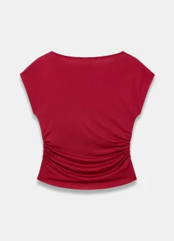 Online Drape Detail Top All Tops|Tops