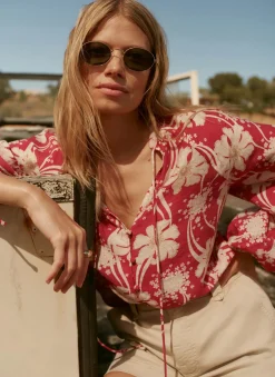 Floral Print Blouse Shirts & Blouses