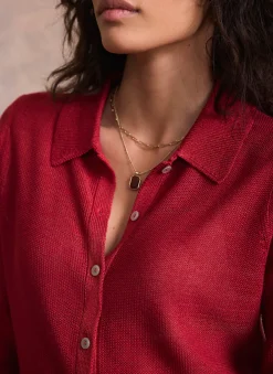 Outlet Metallic Knit Top Cardigans|Jumpers & Cardigans