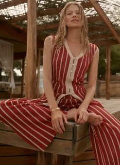 New Striped Knit Top All Tops|Tops