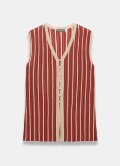 New Striped Knit Top All Tops|Tops