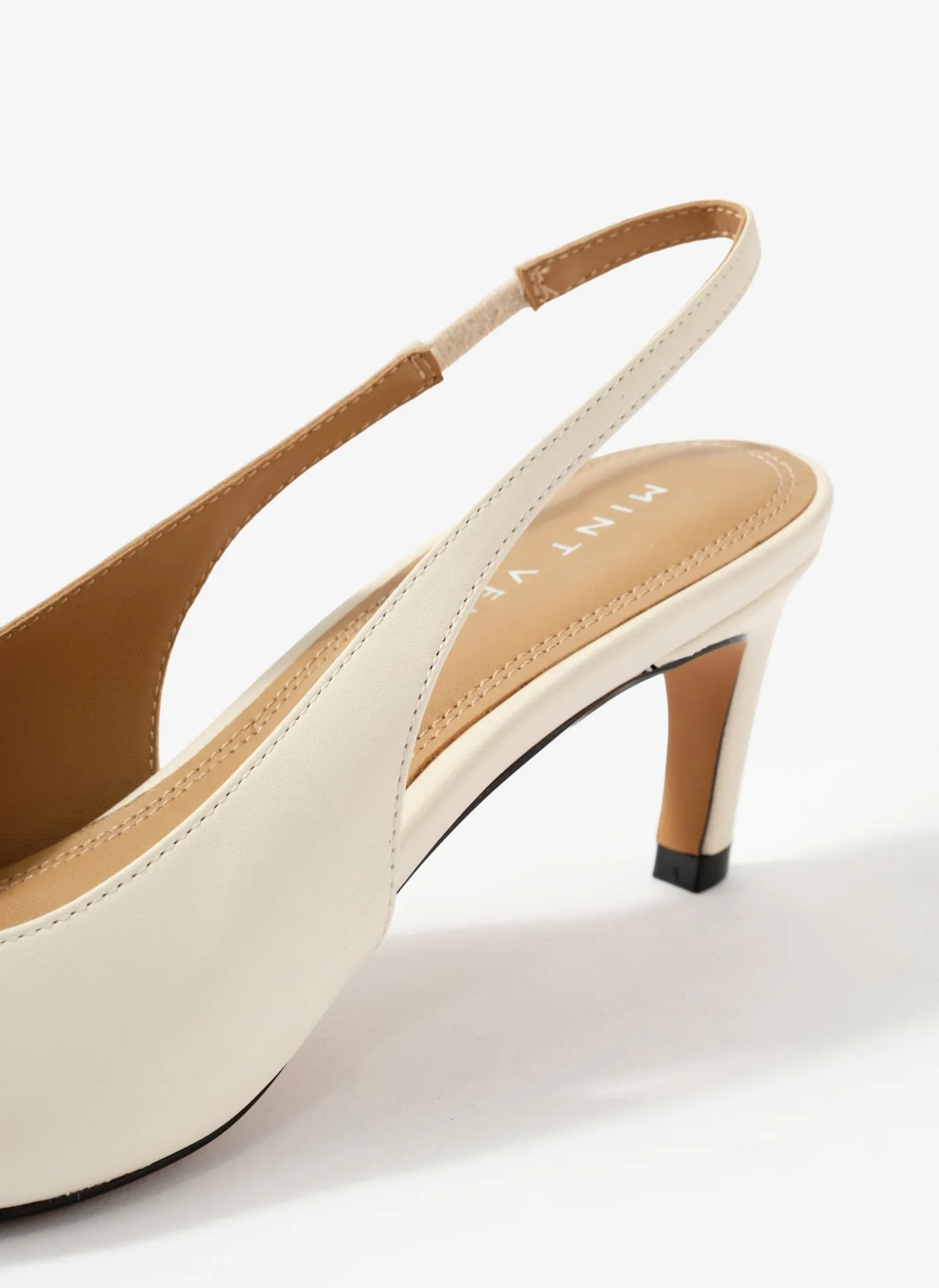 Best Ren Leather Sling Back Heels Heels|Heels