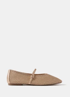 Outlet Rosie Woven Pumps Flat Shoes