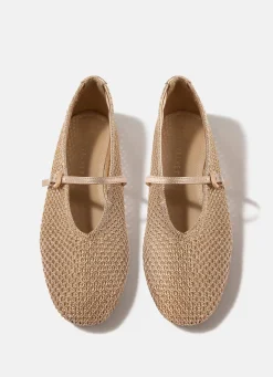 Outlet Rosie Woven Pumps Flat Shoes