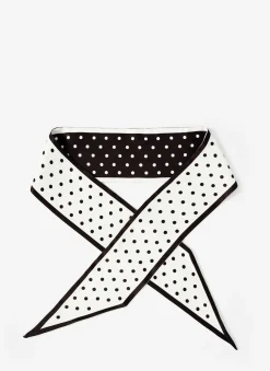 Outlet Sia Polka Dot Print Skinny Scarf Scarves