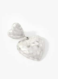 Best Tone Heart Drop Earrings Jewellery|Jewelry