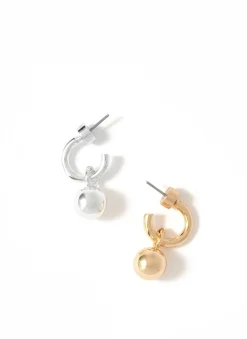 Discount Tone Sphere Hoop Earrings Jewellery|Jewelry