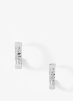 Hot Tone Textured Hoops Jewellery|Jewelry