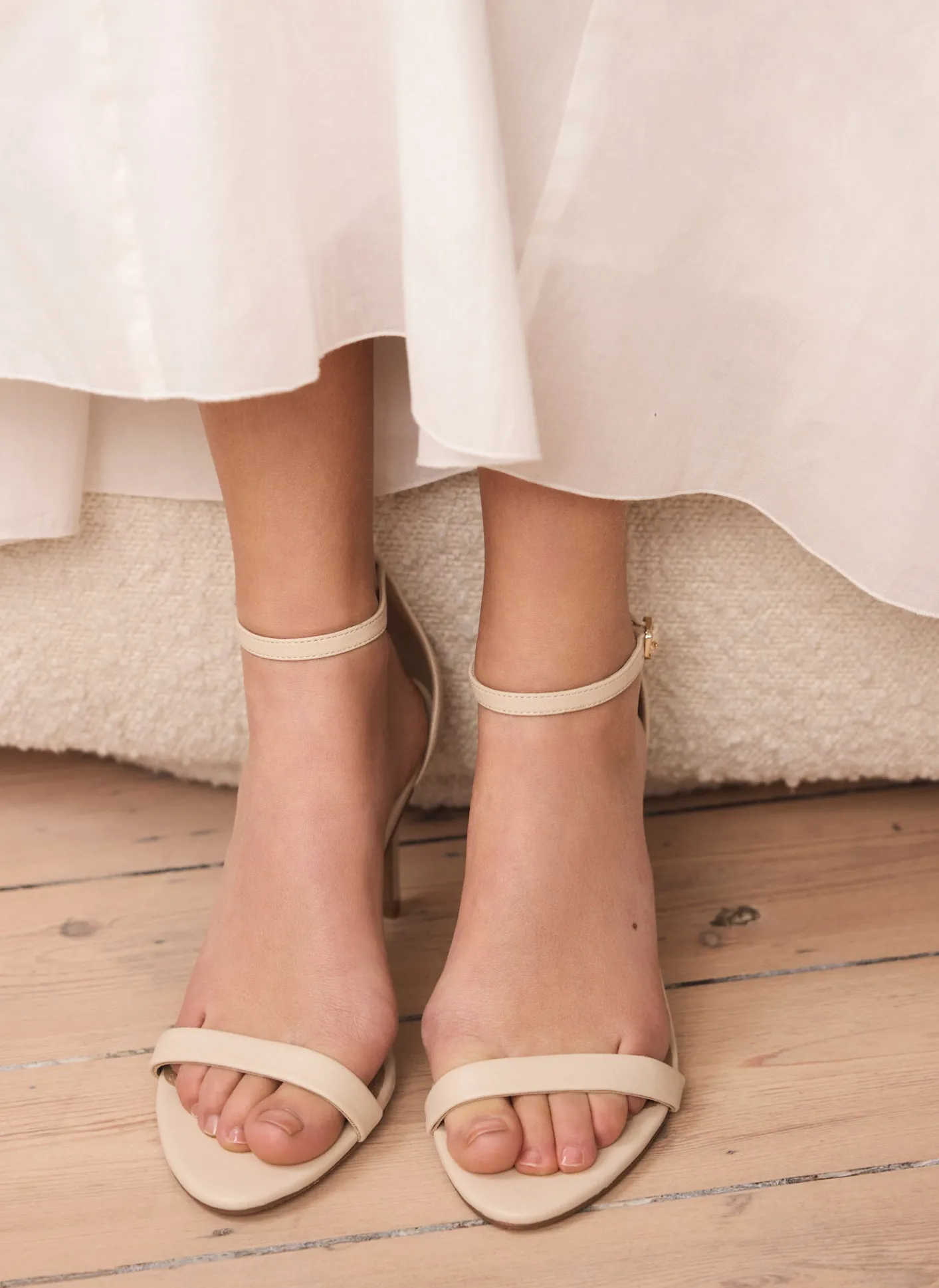 Discount Skye Leather Strappy High Heels Heels|Heels