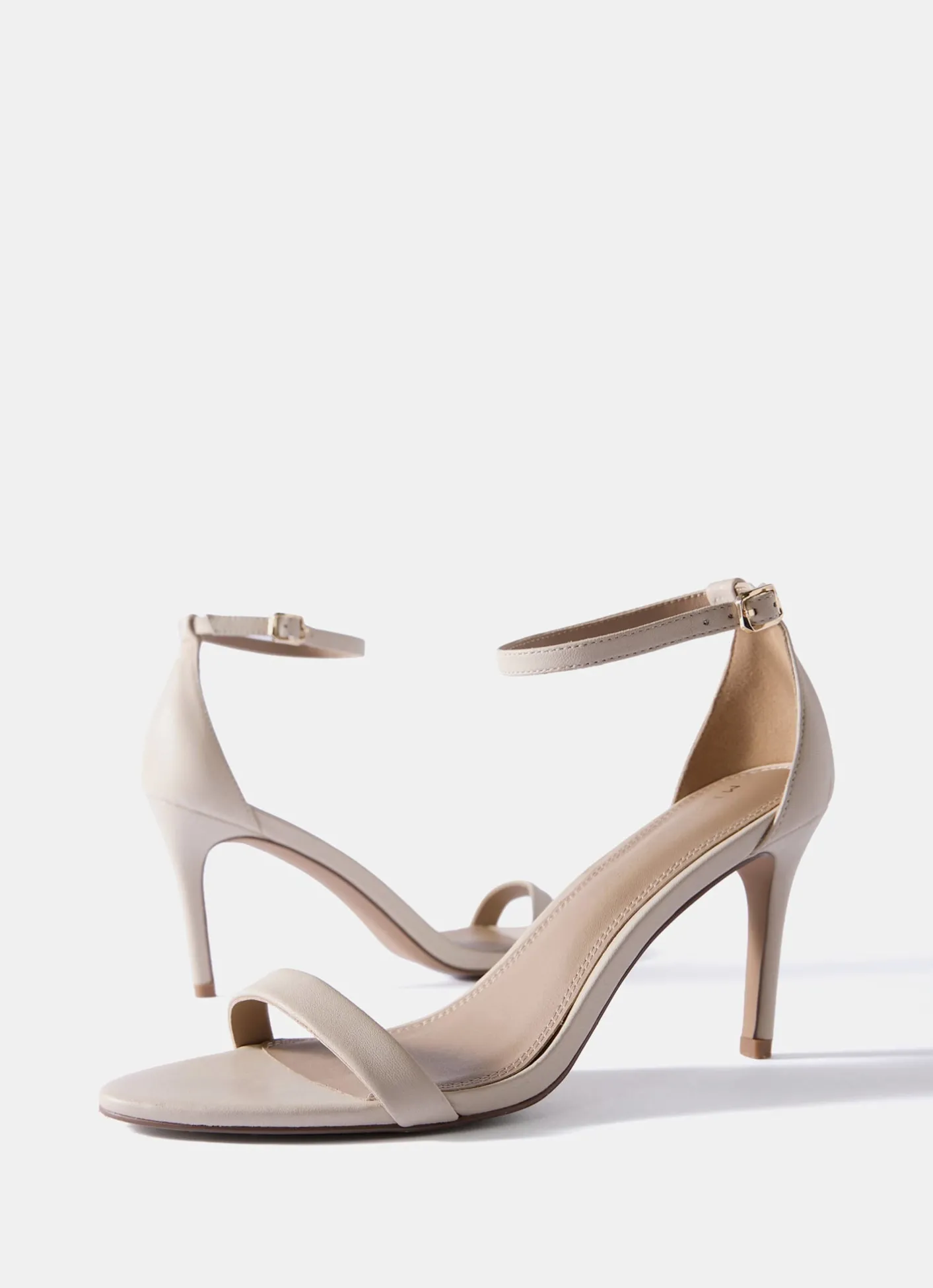 Discount Skye Leather Strappy High Heels Heels|Heels