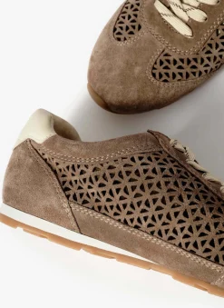 Sale Talia Suede Cut Detail Trainers Sneakers