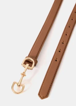 Discount Leather Snaffle Detail Belt Belts
