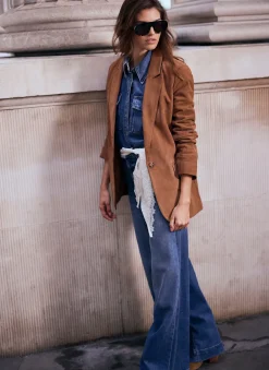 Outlet Suede Blazer Jackets|Leather & Suede Jackets