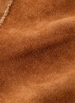 Hot Tan Suede Mini Triangle Neck Scarf Scarves