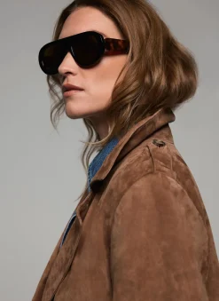 Online Suede Trench Coat Coats|Jackets