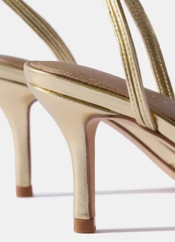 Discount Tess Leather Strappy Heels Heels|Heels